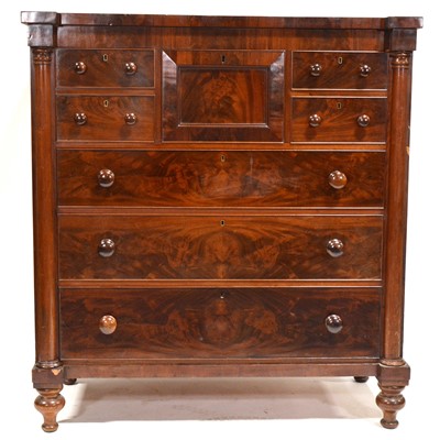 Lot 459 - Victorian Scottish mahogany chest of drawers