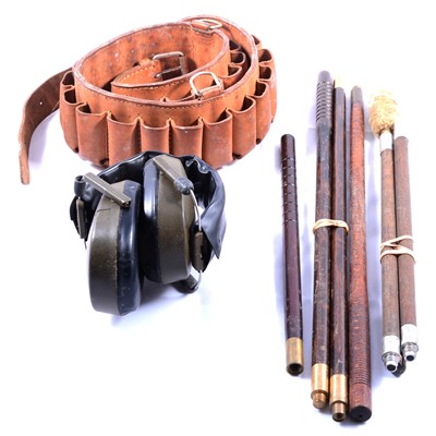 Lot 174 - Cartridge bags and other shooting accessories