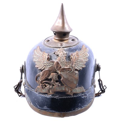 Lot 190 - WWI German Pickelhaube Helmet