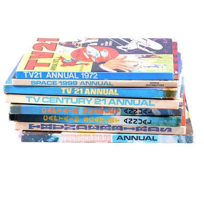 Lot 238 - A collection of Annuals and magazines, including Captain Scarlet and Blue Peter