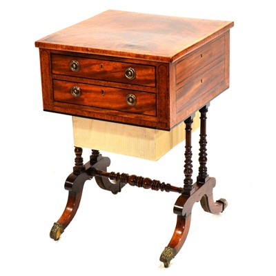 Lot 439 - George IV mahogany work table