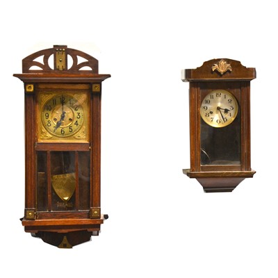 Lot 340 - Two wall clocks
