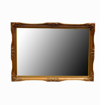 Lot 421 - Gilt framed wall mirror
