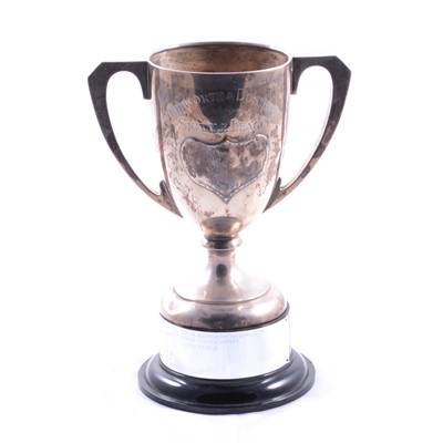 Lot 327 - Silver trophy, Kibworth & District Skittles League