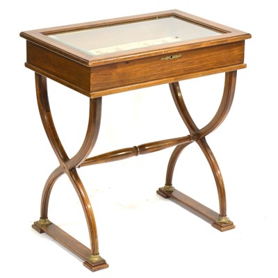 Lot 509 - Edwardian style mahogany table cabinet