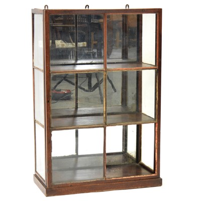 Lot 474 - Mahogany display cabinet