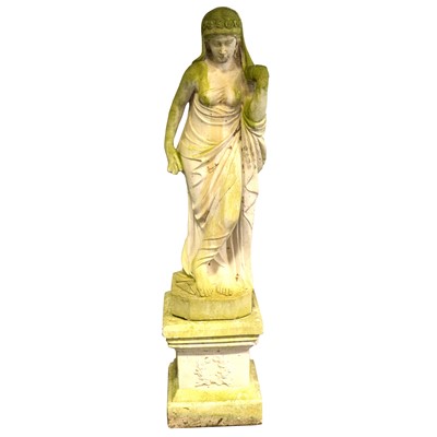 Lot 482 - Reconstituted stone garden statue