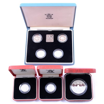 Lot 308 - Seven silver proof coins.