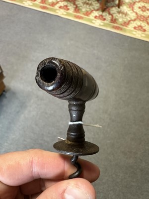 Lot 58 - Samuel Henshall Soho Patent corkscrew, Obstando Promoves