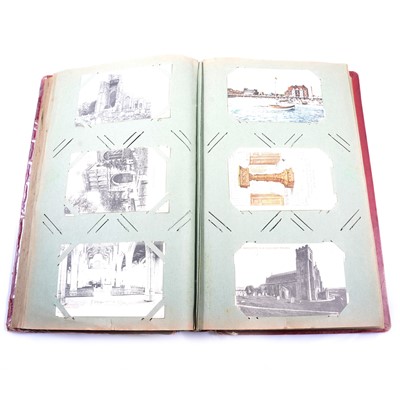 Lot 225 - An Album containing greetings/postcards and photographs