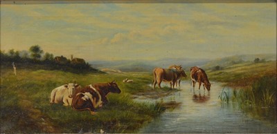 Lot 289 - R Haring, Venice; and three early 20th century landscapes