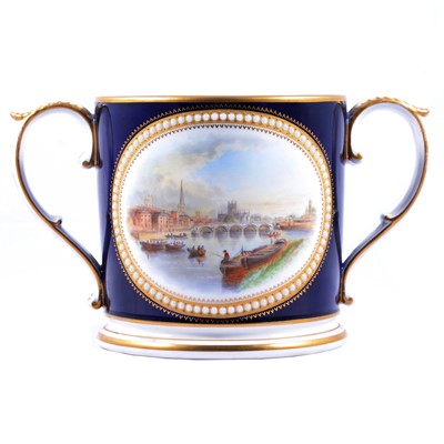 Lot 18 - Grainger & Co. Worcester Loving cup