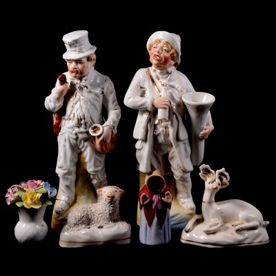 Lot 115 - Group of British and Continental 19th century figures