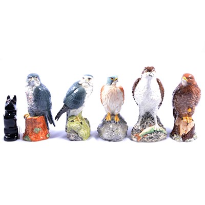 Lot 66 - Five Beswick Beneagles whisky decanters, and another Scottie Dog