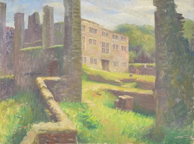 Lot 323 - Leighton Hall Woollatt, Six oil paintings
