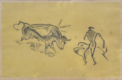 Lot 304 - Gertrude Hermes, Bullfight 1 No. 23