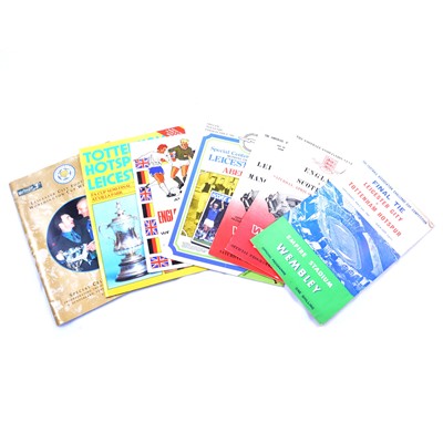 Lot 232 - Football interest; a collection of Leicester City programmes, brochures, booklets and ephemera.