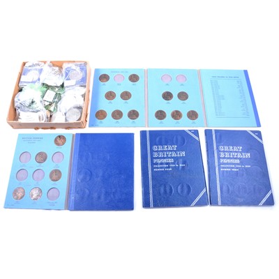 Lot 310 - Collection of GB coins, some silver content.