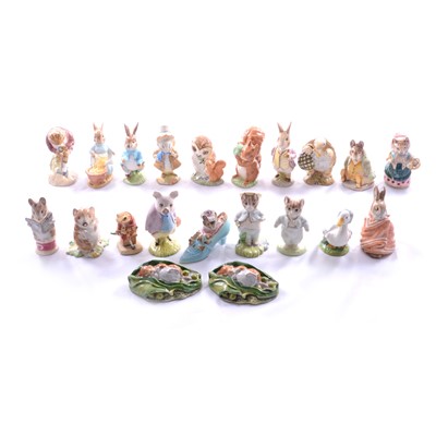Lot 153 - Twenty-one Beswick and Border Fine Arts Beatrix Potter and other figures.