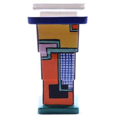Lot 69 - Wedgwood, a Clarice Cliff Collectors Club 'Football' vase
