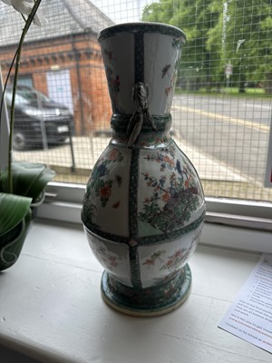 Lot 39 - Chinese famille verte vase