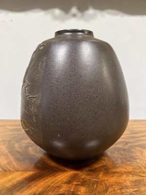 Lot 43 - Japanese bronze vase, Meiji period