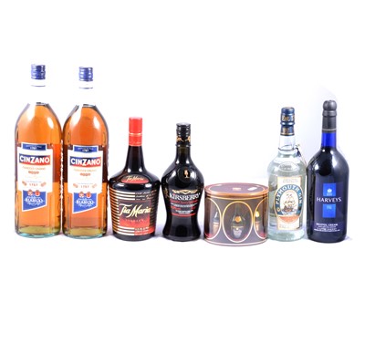 Lot 253 - Quantity of assorted spirits and liqeuers