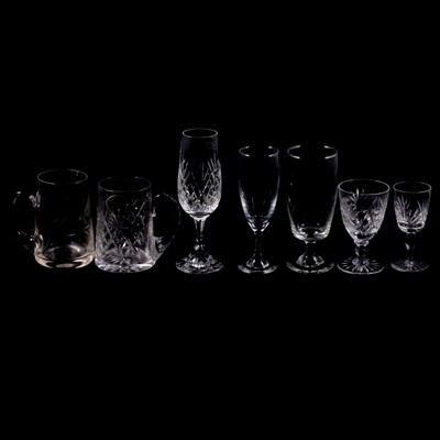 Lot 157 - Three boxes of household glass stemware