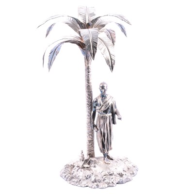Lot 205 - Silver plated table ornament