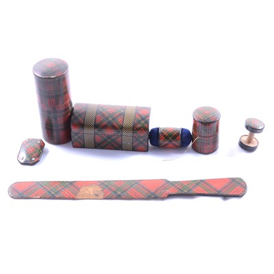 Lot 357 - Small collection of Stuart Tartanware