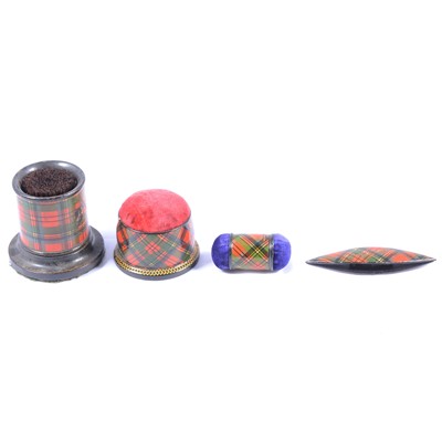 Lot 359 - Four pieces of Prince Charlie Tartan ware