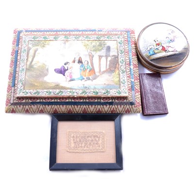 Lot 367 - 19th Century French comfit box, etc.