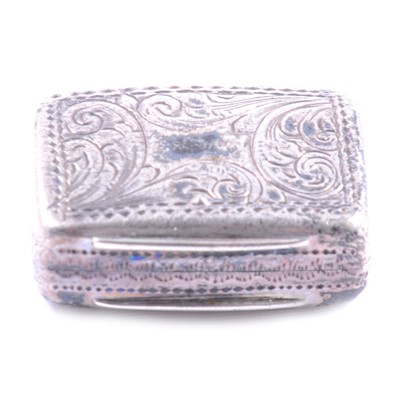 Lot 355 - Victorian silver vinaigrette
