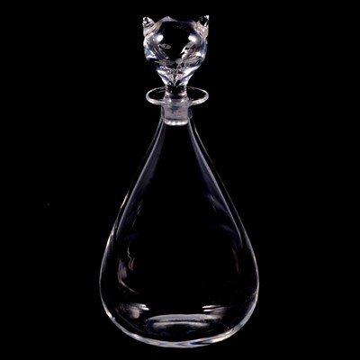 Lot 139A - Sven Palmqvist for Orrefors, a 'Cat' carafe/ decanter, model 3621