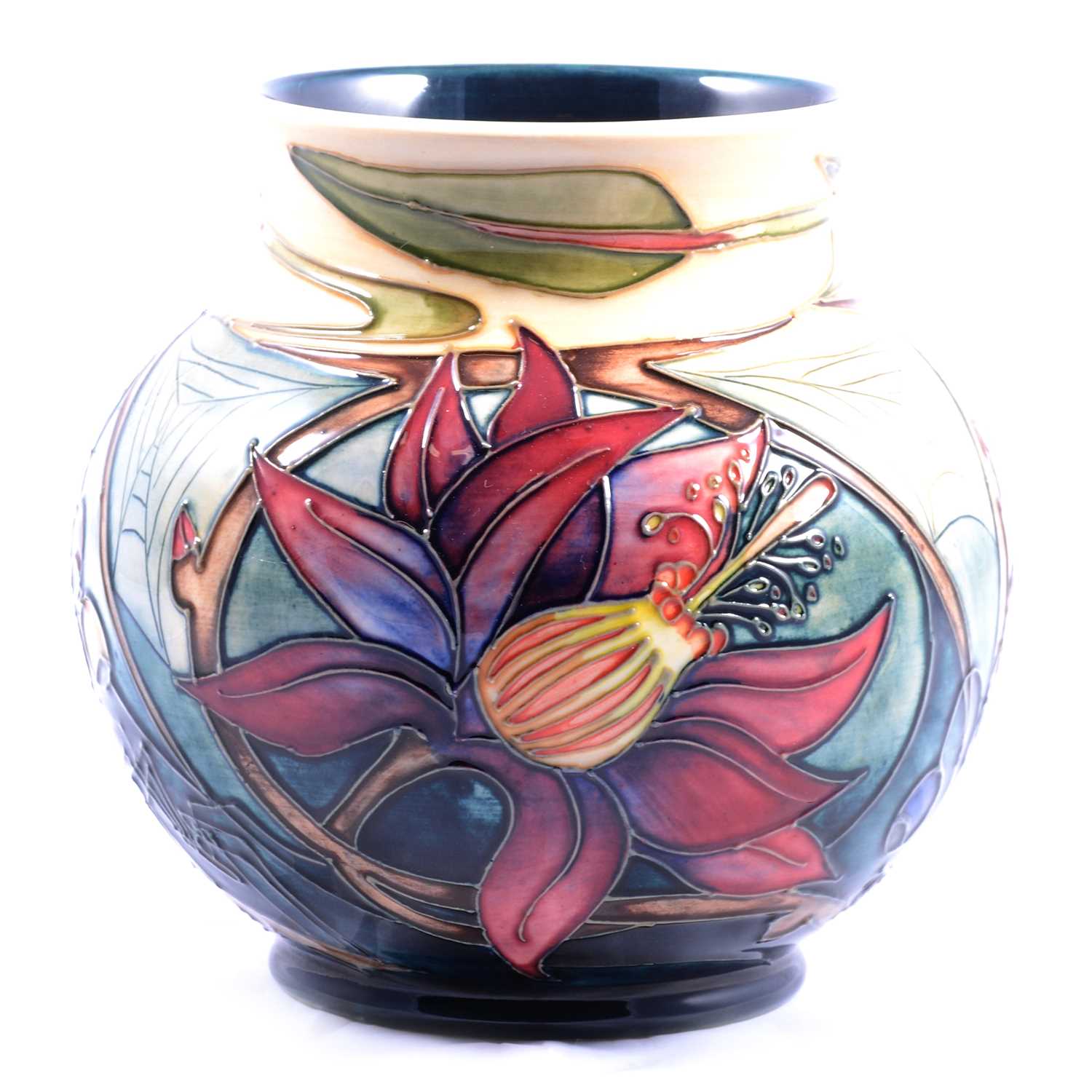 Lot 21 - Emma Bossons for Moorcroft, a vase in Hartgring design.