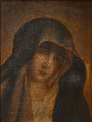 Lot 388A - Continental School, 19th century, Madonna in Prayer