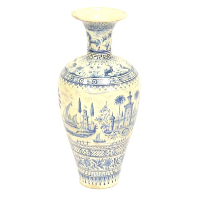 Lot 62 - Large floor-standing Delft vase