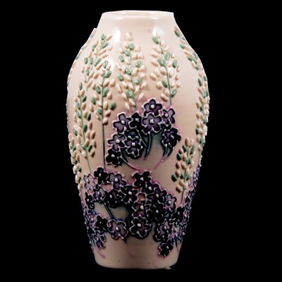 Lot 18 - Vicky Lovatt for Moorcroft Pottery, 'Devotion' pattern vase