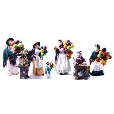 Lot 63 - Seven Royal Doulton figurines.