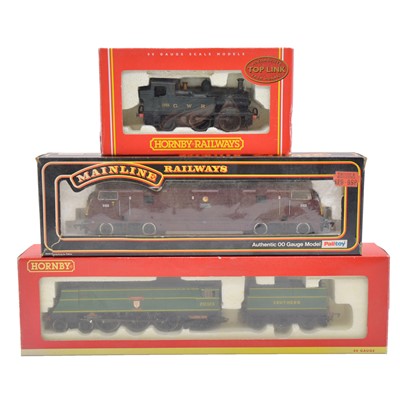 Lot 416 - Three Hornby and Mainline OO gauge locomotives, boxed