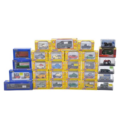 Lot 50 - Twenty-nine 1/76 scale die-cast cars including Classix, Corgi Trackside, Hornby Skale Autos, etc.