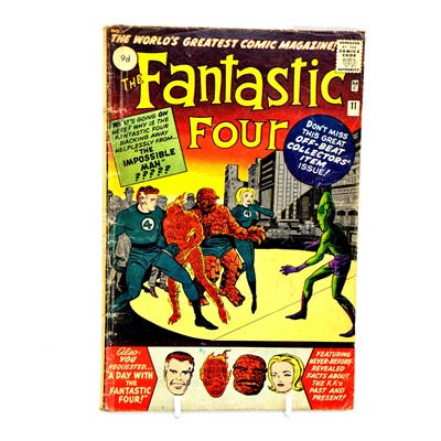 Lot 332 - Marvel Comics 'The Fantastic Four' #11 'A Visit with the Fantastic Four', 1962