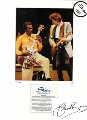 Lot 20 - Pop Memorabilia: Six Studio Limited Editions photographic artworks and associated autographs