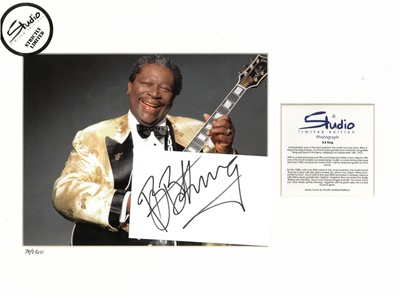 Lot 20 - Pop Memorabilia: Six Studio Limited Editions photographic artworks and associated autographs