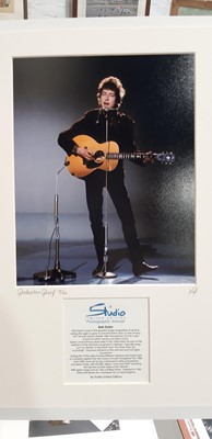 Lot 20 - Pop Memorabilia: Six Studio Limited Editions photographic artworks and associated autographs