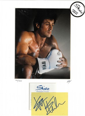 Lot 16 - Film Memorabilia: Three Studio Limited Editions photograph artworks, with associated autographs
