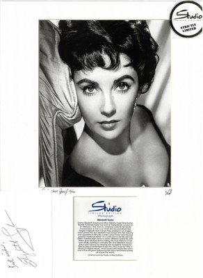 Lot 12 - Film Memorabilia: Three Studio Limited Editions photograph artworks, with associated autographs