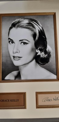 Lot 13 - Film Memorabilia: Grace Kelly, autograph mounted with photography still