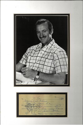 Lot 4 - Film Memorabilia: Six autographs of Hollywood icons