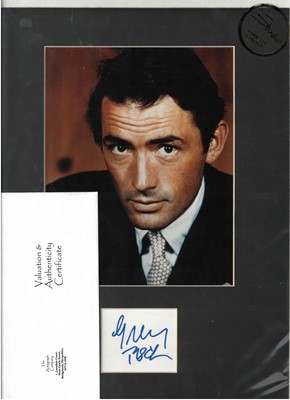 Lot 4 - Film Memorabilia: Six autographs of Hollywood icons